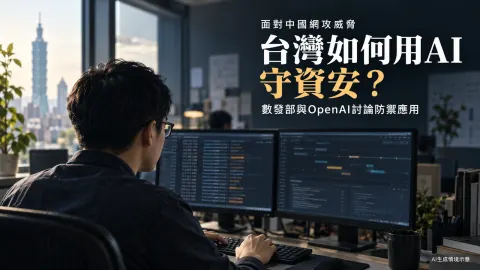 台灣如何用AI守資安？數發部訪美與OpenAI討論漏洞偵測與應變