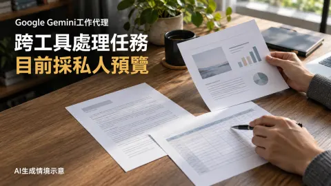 Google公布Gemini工作代理，跨工具任務目前採私人預覽